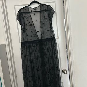 Torrid mesh swim cover up maxi length size 1/2